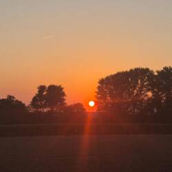 Sonnenuntergang in Peine