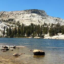 Cathedral Lake - so beautiful. We had lunch here.