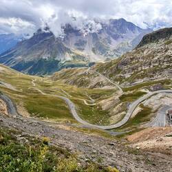 Blick vom Galibier in Richtung Lautaret