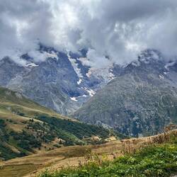 Aufstieg zum Galibier - Gletscher