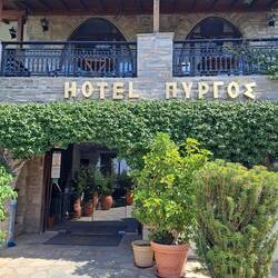 Unsere Unterkunft in Ouranoupoli