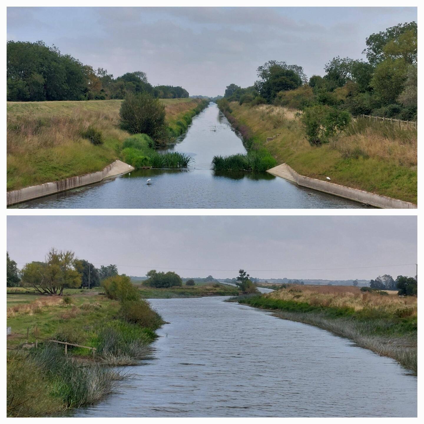 Earith; New Bedford River / Old Bedford River - both are diversion channels of the River Great Ouse