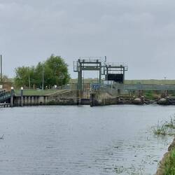 Brownshill Staunch and Sluice; the tidal limit of the River Great Ouse