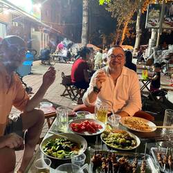 Street Barbecue Dinner