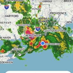 Weather system that brought hail