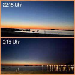 Es wurde gar nicht richtig dunkel 😅