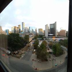 Blick aus meinem Hotelzimmer