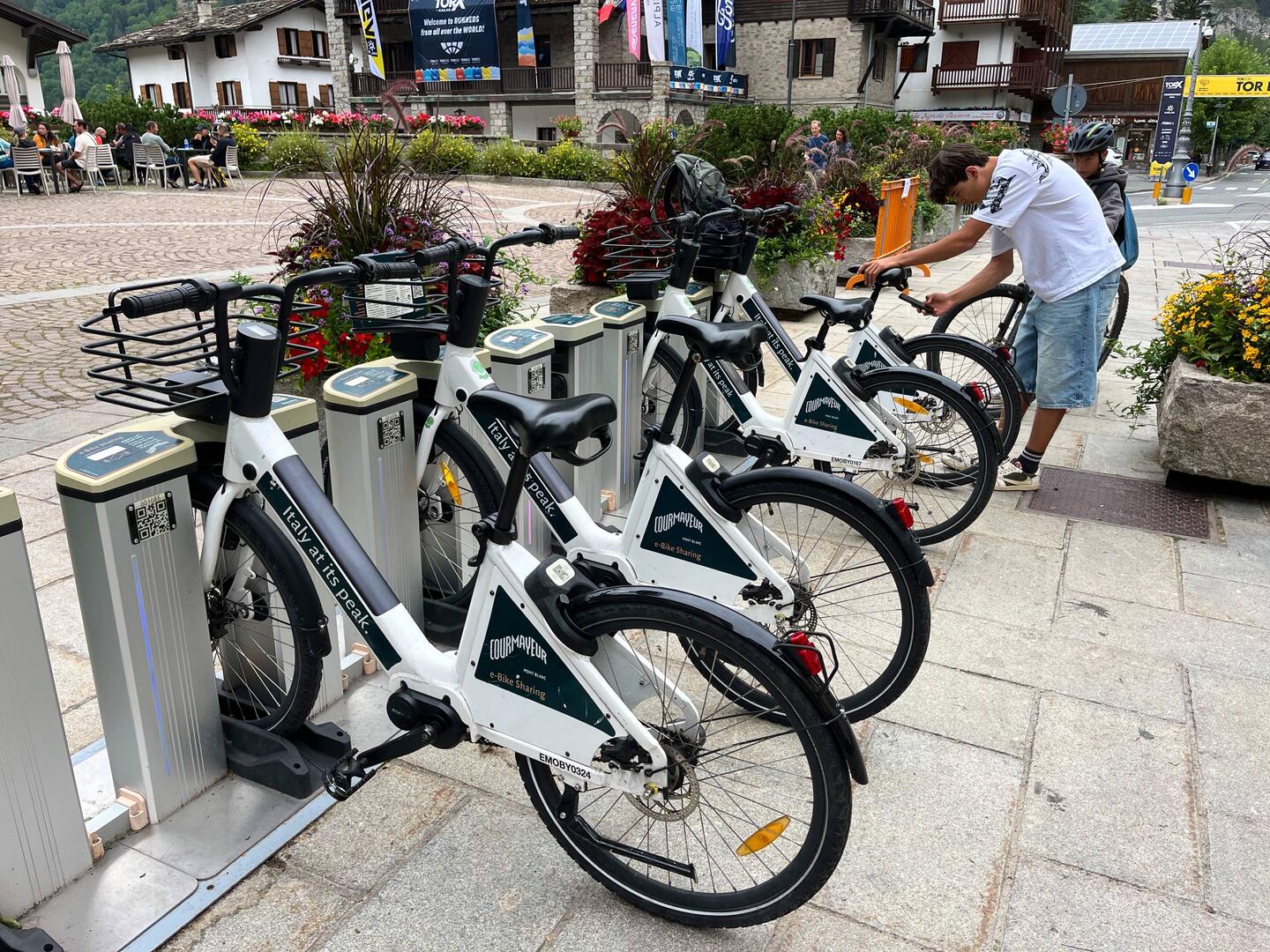 Bike share in Courmayeur