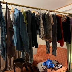 We went to the laundromat