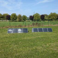 Solarstation ist auch in Betrieb