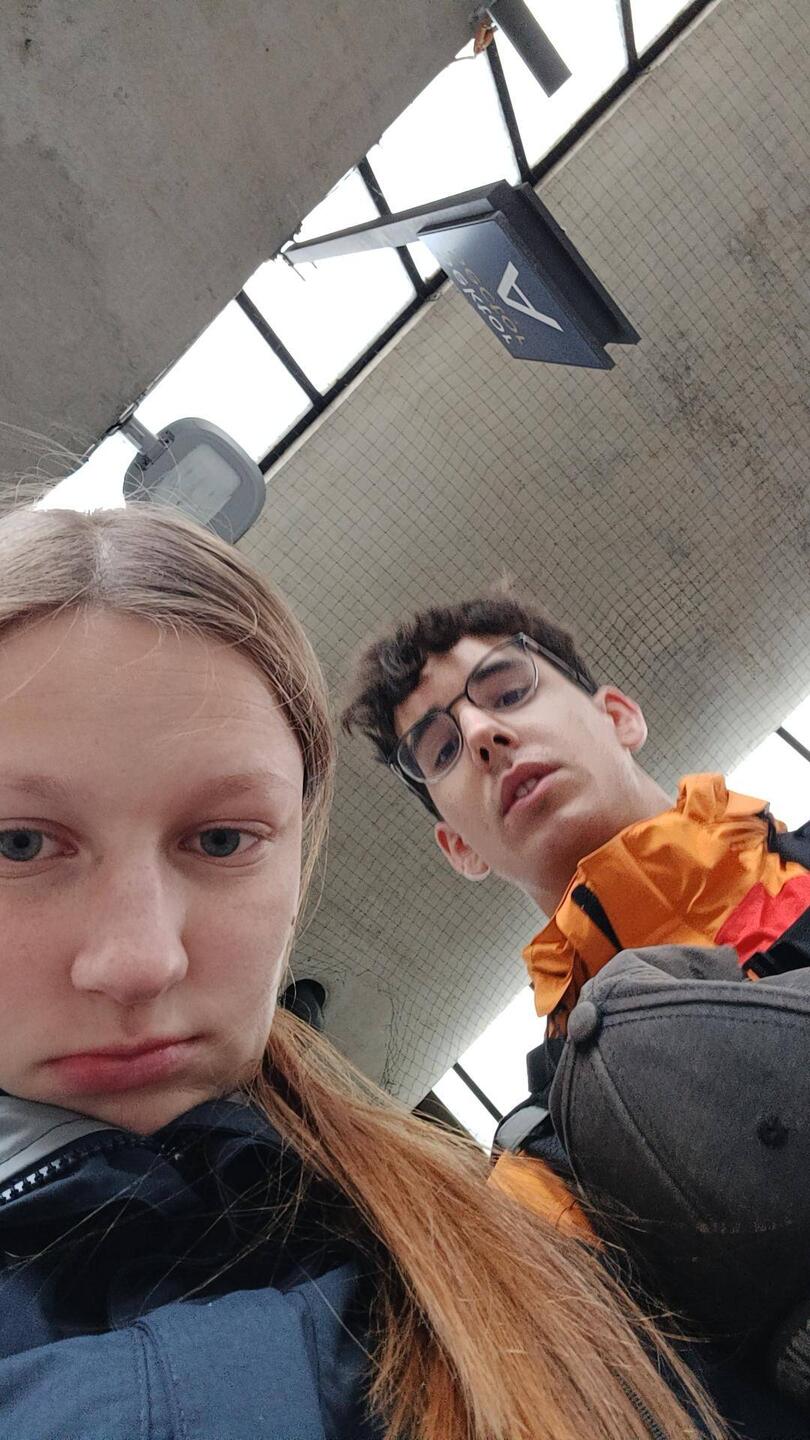 Zugfahren war anstrengend