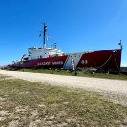 USCGC Mackinaw is the largest icecutter on the Great Lakes