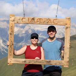 Weitere "natürliche" Gimmicks: ein Bilderrahmen für die Bilderbuch-Landschaft 😊