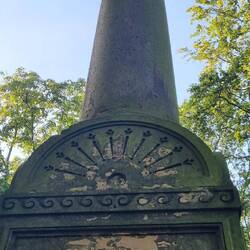 Die Säule Borsberg der Königlich-Sächsischen Triangulation