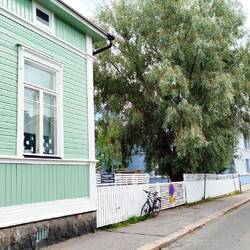 In schönen Farben gestrichen