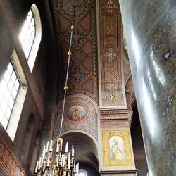 Und Mosaik-Torbögen