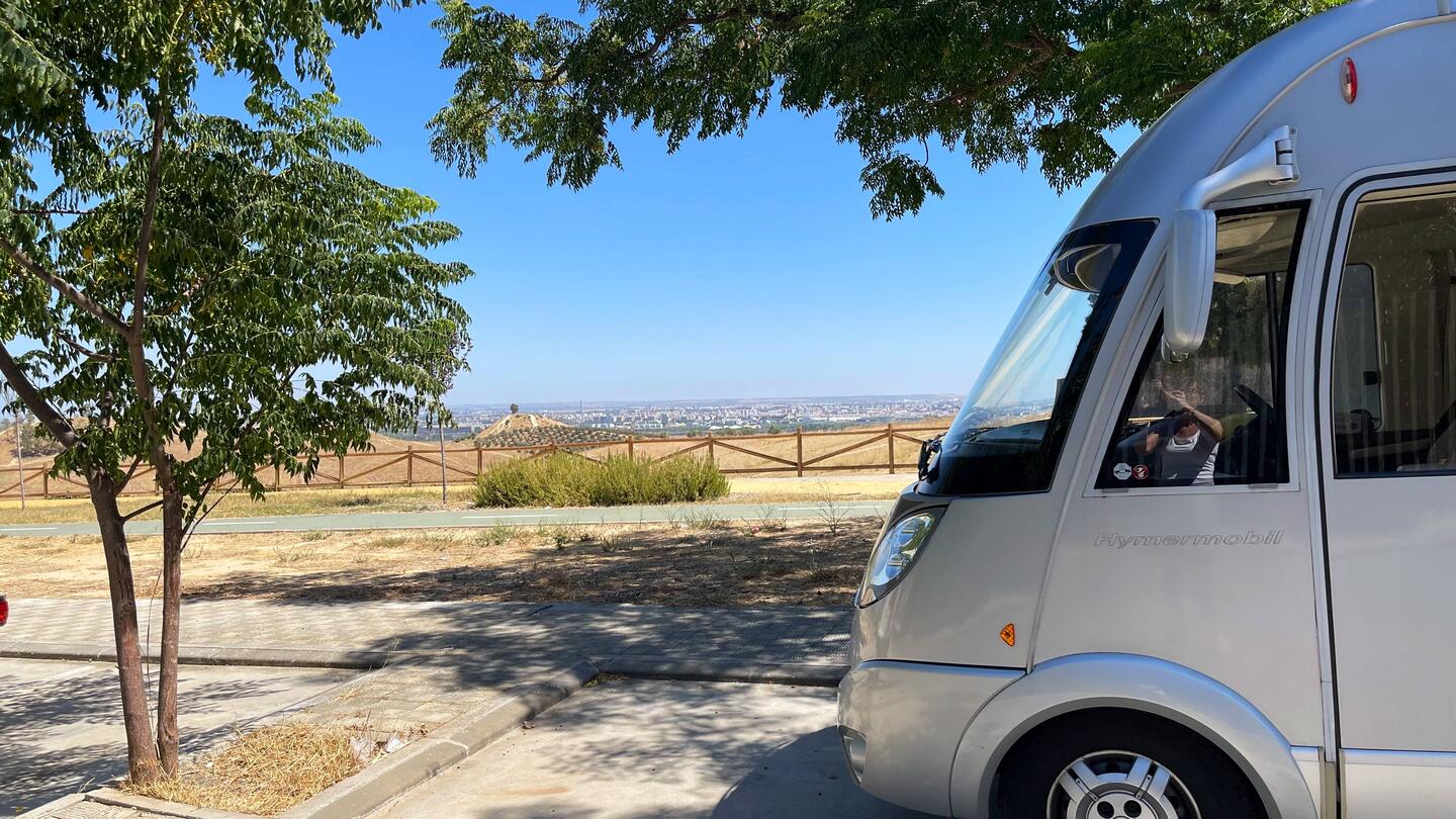 Übernachtung mit Blick auf Sevilla