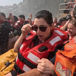 Irgendwie wurden wir nasser als wir es erwartet hatten