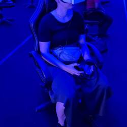 Das VR-Erlebnis haben wir uns natürlich nicht entgehen lassen