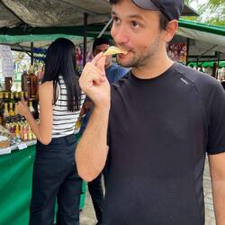 Andi verkostet Süßkartoffelchips