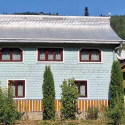 Mein Haus, mein Statussymbol. Wahrscheinlich Rheinzinkvertreter.