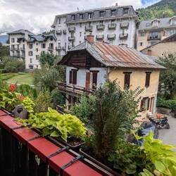 St. Gervais-les-Bains from my balcony