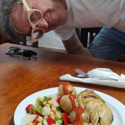 Iñaki ist auch beim Essen auf Perfektion bedacht