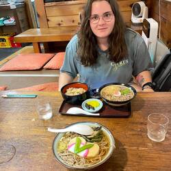 Soba et soupe de poisson