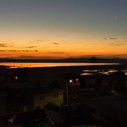 Sonnenaufgang über dem Titicacasee