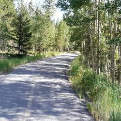 Bike path into Breckenridge