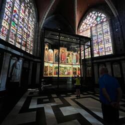 The people in the image for scale