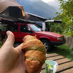 Typisch slowenisch, gefüllter Croissant - ein Gedicht!