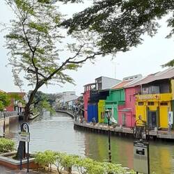 Uferpromenade am Melaka River