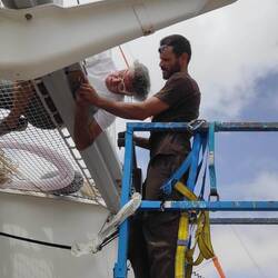 Verstärkung der Rolle für den 2. Anker ..let's see....