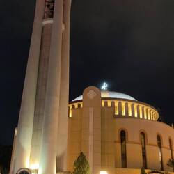 Eine orthodoxe Kirche