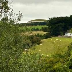 Mound in the distance.