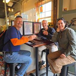 Brian made some more beer friends!