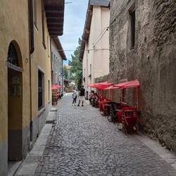 Down the street and off the tourist path.