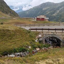 Ascending to the Col du Grand St. Bernard
