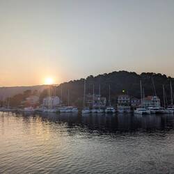 Wir verlassen Pomena (Insel Mljet)