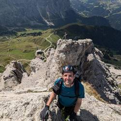 Gipfelkreuz.... Eng hier oben.