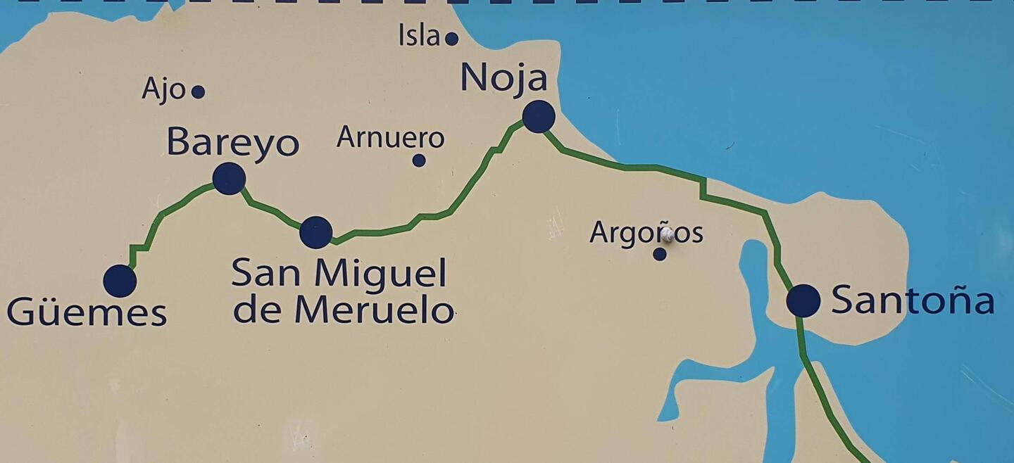 Étape du jour Santoña - Noja - Guemes - Liermo