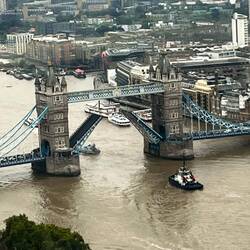 Tower Bridge opening