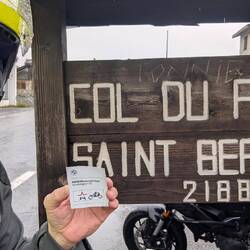 Made it to the top of the pass.