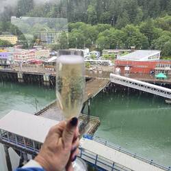It rains a lot in Alaska, so Cheers!
