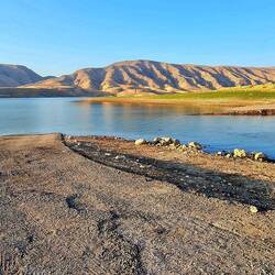 Die ehemalige Strasse verschwindet einfach...