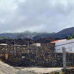 Not far to go before those buildings would be buried