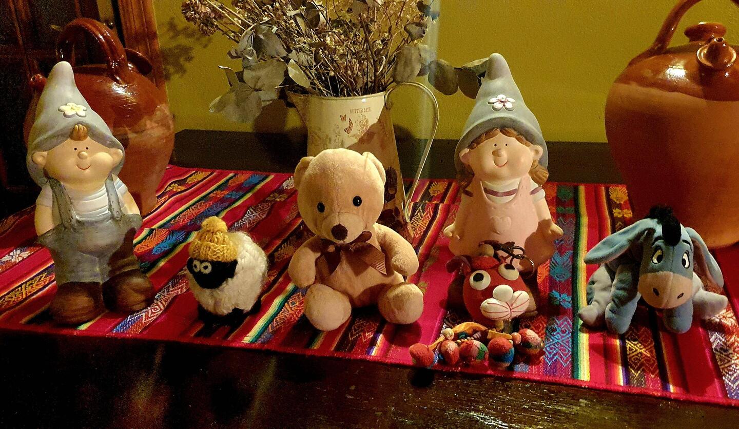 Au gîte, les doudous ont trouvé des copains