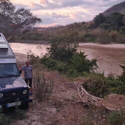 Nachtlager am Rio Chinchipe