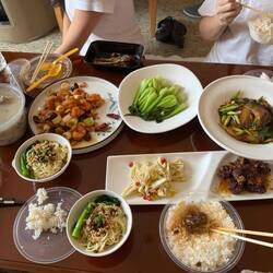 Breakfast in the hotel